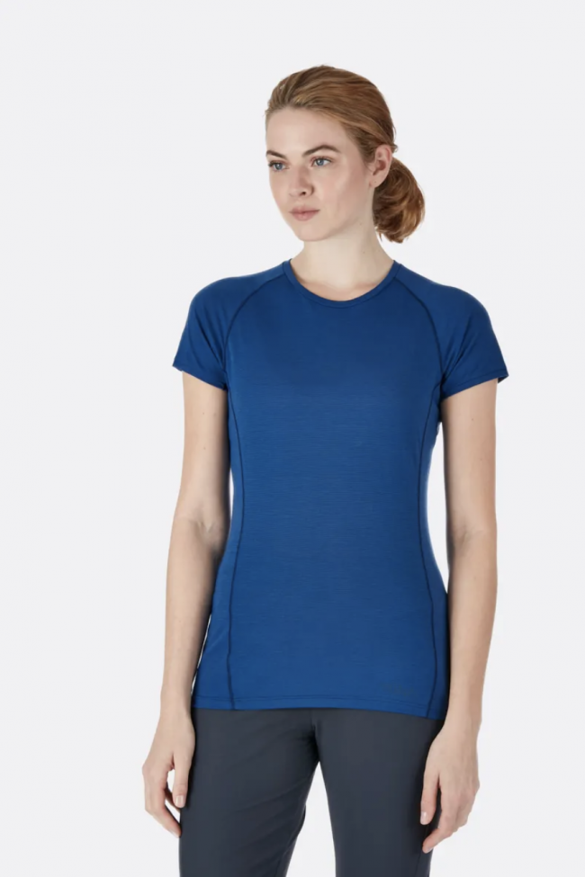 Rab Forge Tee Womens lightweight Merino blend baselayer optimised for  wicking, warmth and temperature regulation