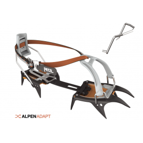 Petzl Irvis Crampons Leverlock for Glacier Travel Classic Mountaineering and Ski Touring
